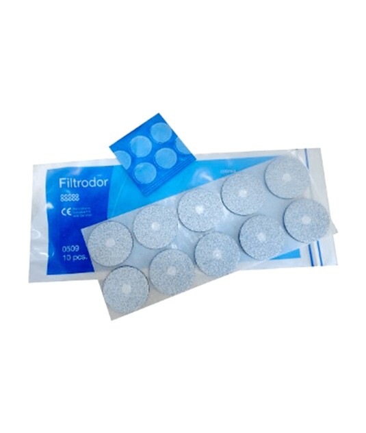 Filtro de Carvão Filtrodor para Bolsa de Colostomia Coloplast -  10 Unidades