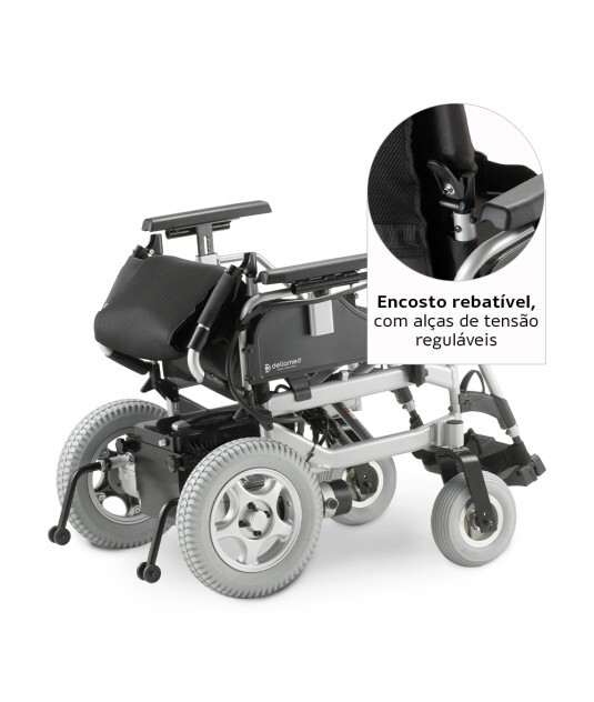 Cadeira Motorizada Dobrável D1000 Dellamed