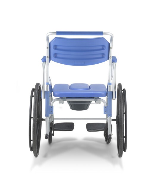 Cadeira de Banho D65 Desmontável em Alumínio até 150kg Assento 44 cm - Dellamed
