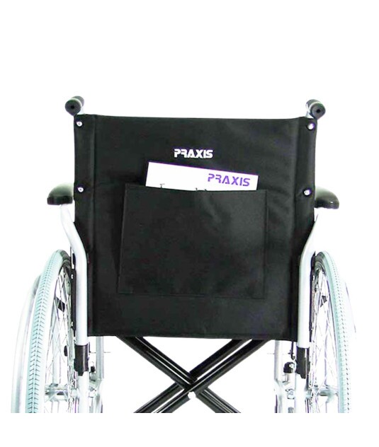 Cadeira de Rodas c/ Pés Eleváveis Dobrável até 110kg Série Europa Frankfurt 40cm - Praxis