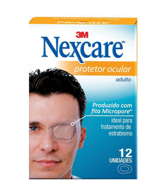 Protetor Ocular Nexcare Opticlude Adulto C/ 12 Unidades 3M