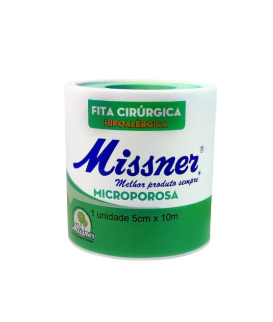 Micropore 5cm x 10m Branco com Capa Missner