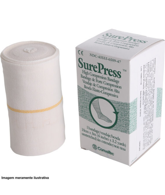 Bandagem Compressiva Sure Press 10cmx3m Convatec 