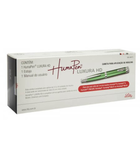 Caneta para Aplicação de Insulina Humapen/Luxura HD Lilly