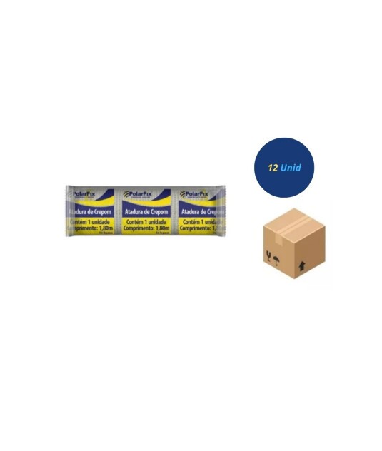 Atadura Crepe Polar Fix 13 Fios Pacote com 12 unidades