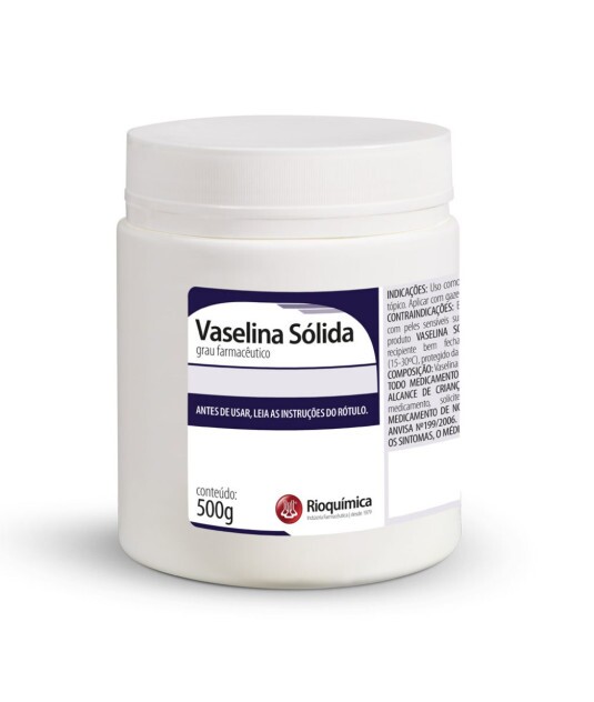 Vaselina Sólida 500g Pomada Rioquímica