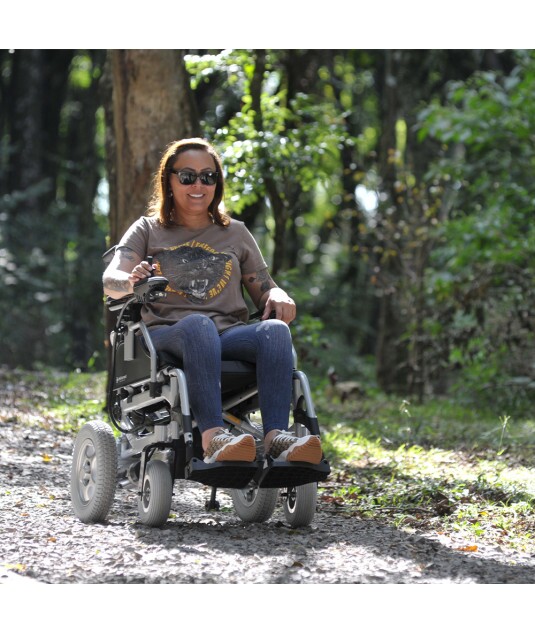 Cadeira Motorizada Dobrável D1000 Dellamed