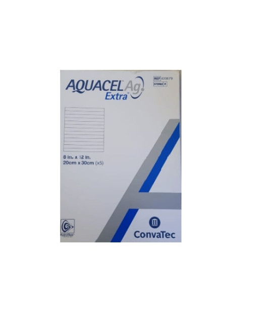Aquacel Extra Ag Prata 20x30cm Convatec
