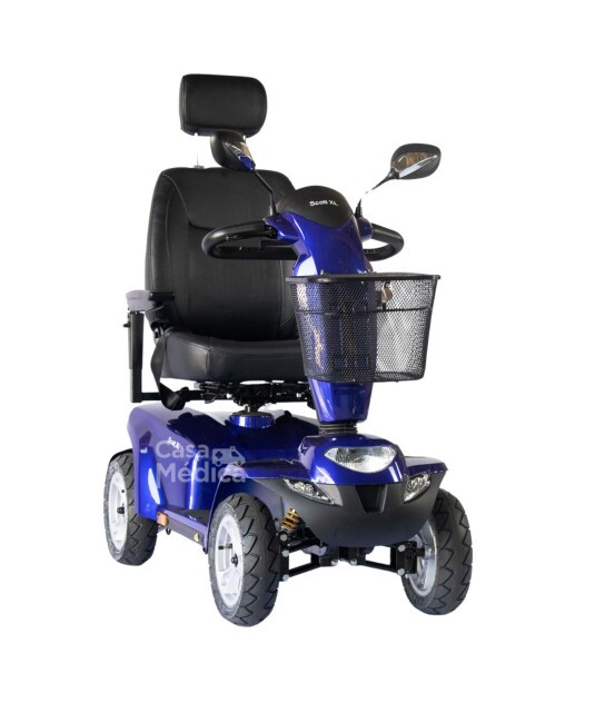 Scooter Scott XL até 181kg na cor Azul Metálico da marca Ottobock