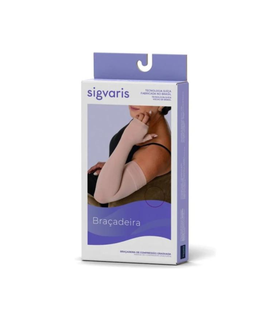 Braçadeira até a Mão com Polegar 20-30mmHg Média Compressão Sigvaris 