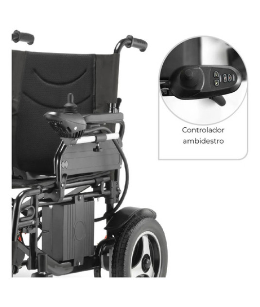 Cadeira De Rodas Motorizada Dobrável D800 Dellamed Até 120kg