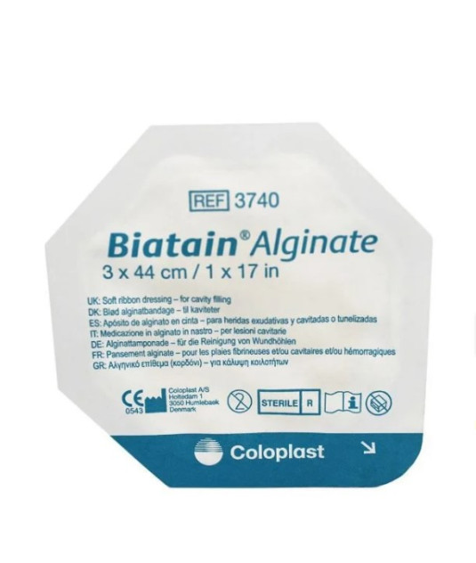 Biatain Alginato de Cálcio - 3740 Seasorb Fita 3x44cm