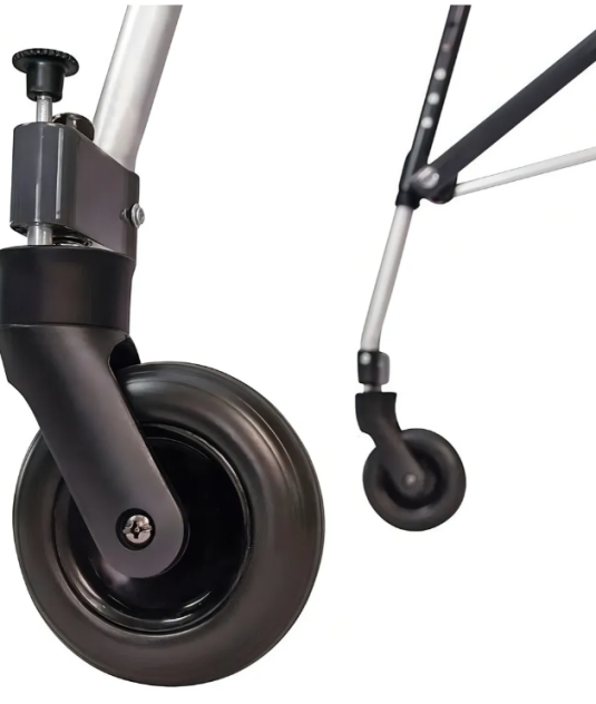 Andador Posterior De Alumínio Com 4 Rodas G - Mercur