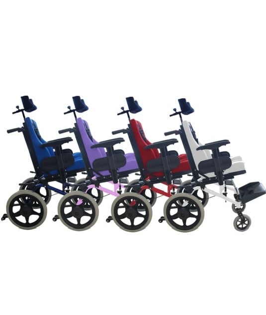 Cadeira de Rodas Conforma Tilt Reclinável com Apoio Postural Ortobras cores variadas