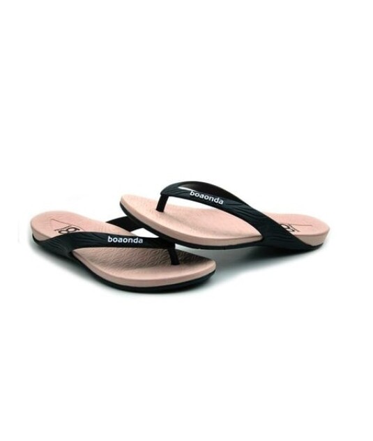 Happy Chinelo Feminino Boaonda Preto/Areia 