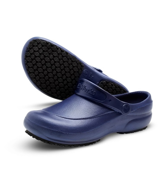 Crocs em E.V.A. Antiderrapante Azel Marinho 33/34 BB60 Soft Works