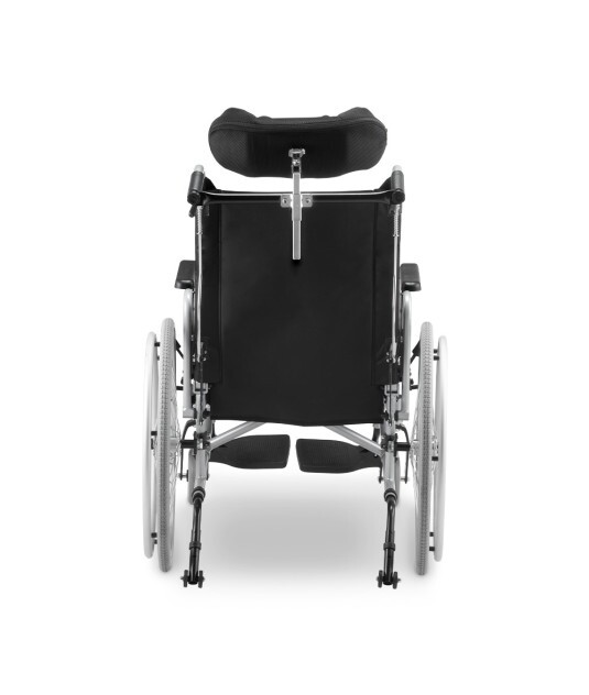 Cadeira de Rodas Tetra Reclinável com Encosto e Cinto até 130 Kg D700 - Dellamed