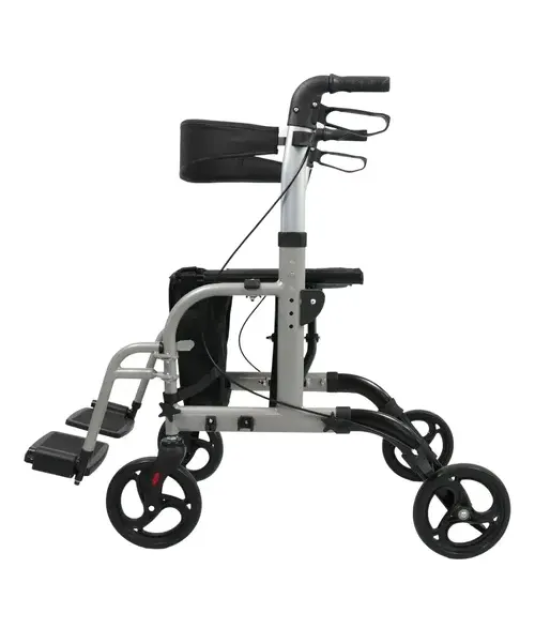 Andador Cadeira 2 em 1 Dobrável até 120kg - Mobil