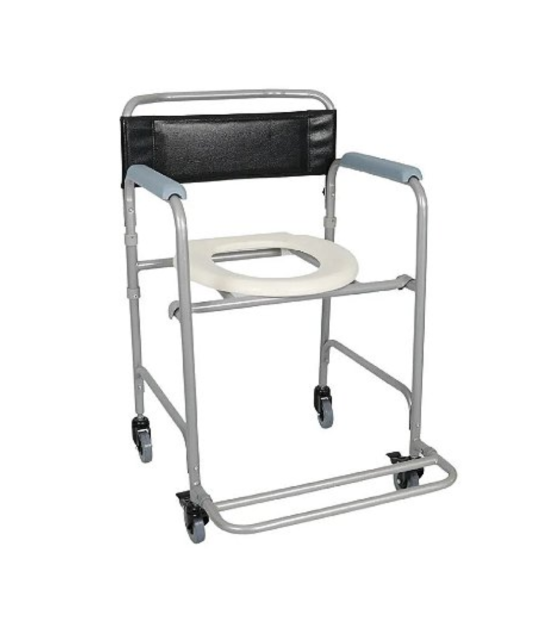 Cadeira de Banho Higiênica Dobrável D30 (100 kg) - Dellamed