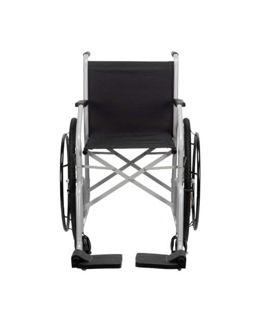 Cadeira de Rodas Cinza Pneus Infláveis CDS 102
