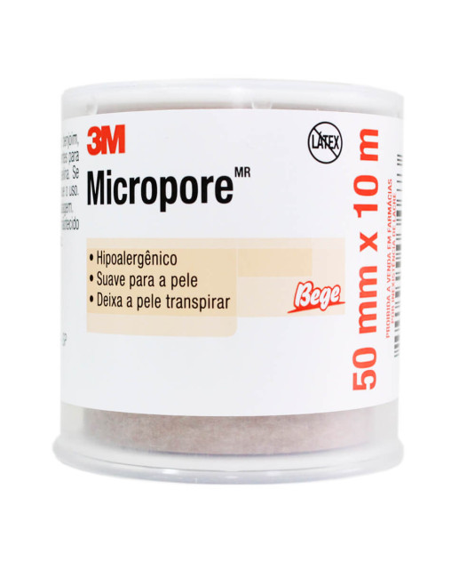 Micropore 50mmx10mt Cor da Pele 1533 3M