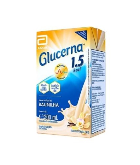 Glucerna 1,5 kcal Baunilha Tetra 200ml Abbott