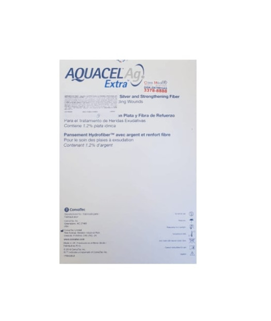 Aquacel Extra Ag Prata 20x30cm Convatec