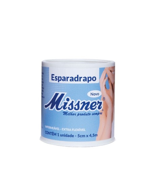 Esparadrapo com Capa Missner 5,0X4,5 metros Branco