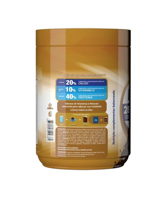 Nutra Senior Adulto 50+ Complemento Alimentar 800g - Chocolate 