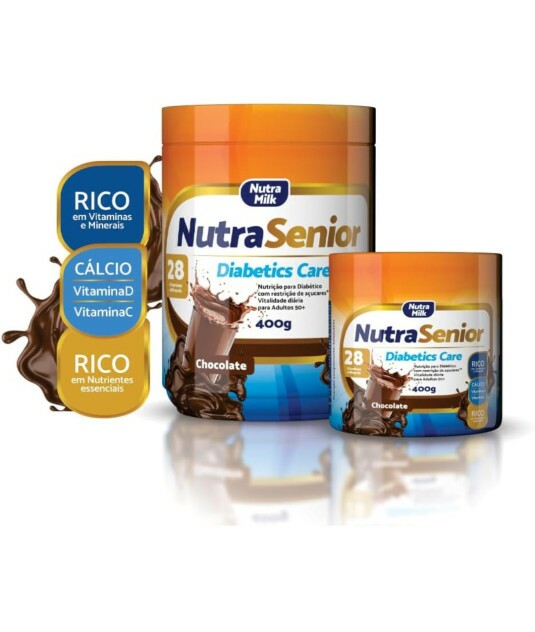 Nutra Senior Adulto 50+ Diabetics Care Zero Açucar 400g 