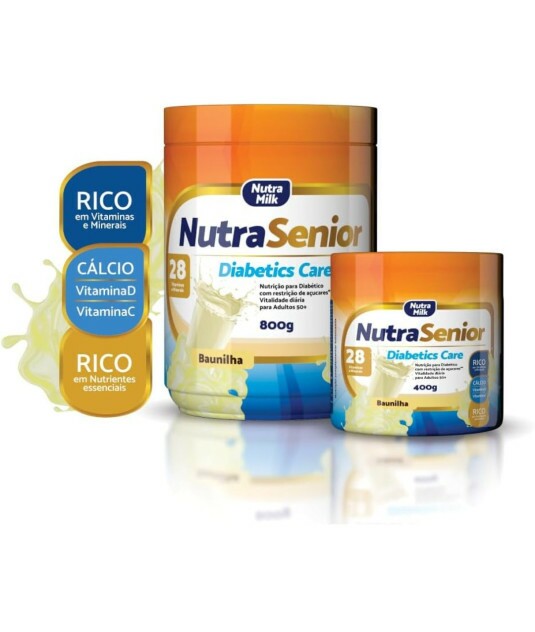 Nutra Senior Adulto 50+ Diabetics Care Zero Açucar 400g 