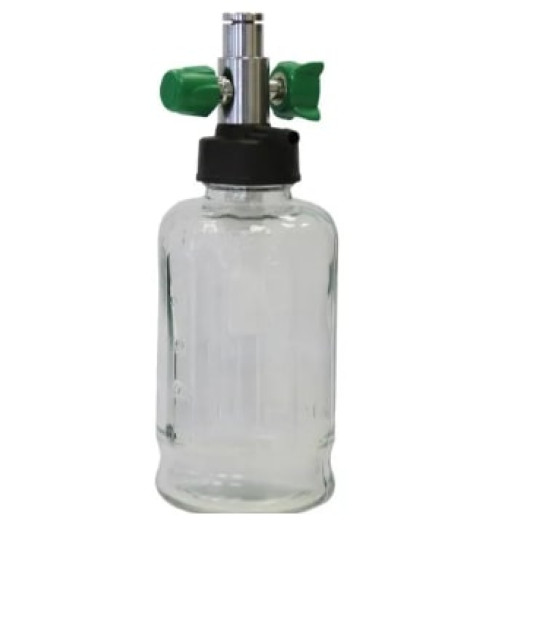 Aspirador venturi std para oxigenio com frasco vidro 500ml