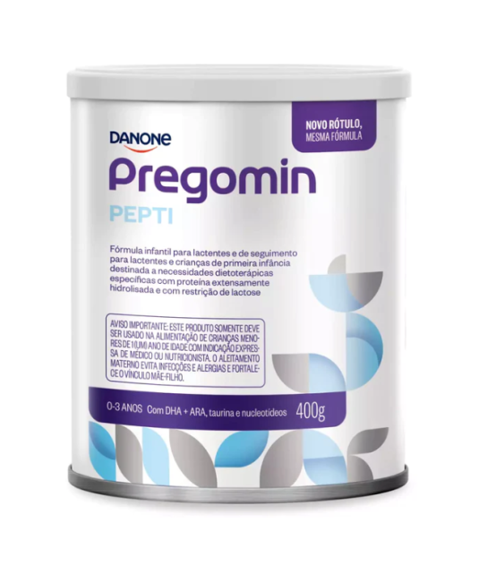 (Kit 2 Un) Pregomin Pepti 400g - Danone + E-book: Guia Completo de Introdução Alimentar