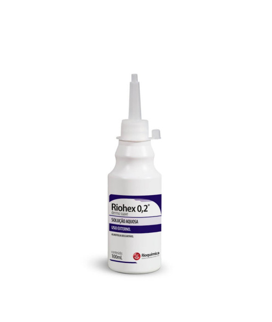 Clorexidina Riohex Solução Aquosa 0,2% 100ml Degermante Rioquímica