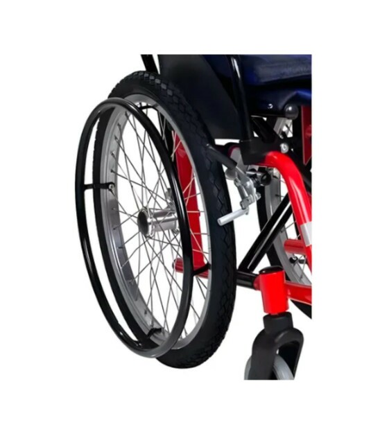 Roda Traseira Para Cadeira De Rodas Ventura E Sol Mini Cds Prateado