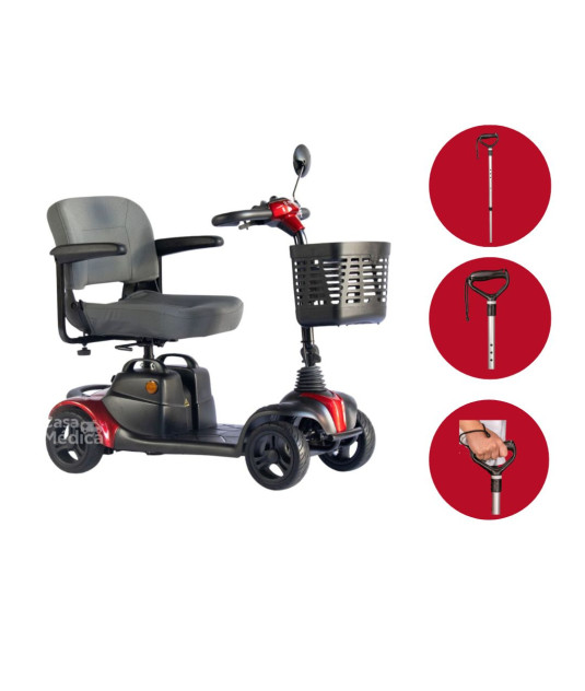 Cadeira de Rodas Scooter Elétrica Scott S + Bengala Mercur 