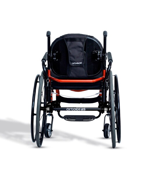 Cadeira de Rodas Monobloco M3 Premium Roda Sentinell Ortobras