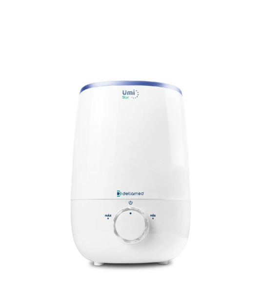 Umidificador de Ar Ultrassônico Dellamed Umi Star 3,4L Bivolt Silencioso - Dellamed
