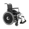 Cadeira de Rodas Dobravel MA3E 46cm Branco Ortomobil