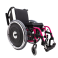 Cadeira de Rodas K3 Alumínio Pés Removíveis 44cm Rosa Pink Ortobras