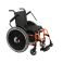 Cadeira de Rodas Dobravel MA3E 46cm Laranja Ortomobil