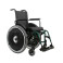 Cadeira de Rodas Dobravel MA3E 50cm Verde Ortomobil