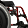 Cadeira de Rodas Dobravel MA3E 40cm Cereja Ortomobil