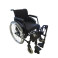 Cadeira de Rodas K2 Alumínio Pés Eleváveis 44cm Preto Ortobras