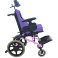 Cadeira de Rodas Conforma Tilt com Apoio Postural 38cm Rosa Pink Ortobras