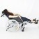 Cadeira de Rodas Tetra Reclinável com Encosto e Cinto até 130 Kg D700- 44cm - Dellamed