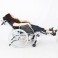 Cadeira de Rodas Tetra Reclinável com Encosto e Cinto até 130 Kg D700 - 48cm - Dellamed