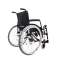 Cadeira de Rodas K2 Alumínio Pés Eleváveis 44cm Branco Ortobras