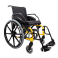 Cadeira de Rodas KE Pedal fixo 46cm Amarelo - Ortobras