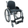 Cadeira de Rodas Monobloco M3 Premium 42cm Grafite Roda Sentinell Preta Pneu Cinza Ortobras